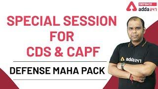 Special session for CDS & CAPF | Defense MAHA PACK