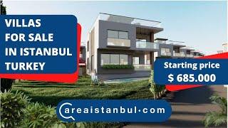 Sea view villas for sale in Kumburgaz Buyukcekmece Istanbul