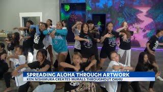 Local artist is spreading aloha by creating murals throughout Oahu