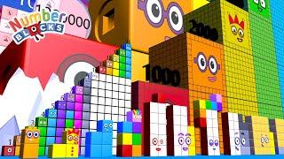 Numberblocks Step Squad Standing Tall 2 - 103 vs 30,000,000 vs 500,000,000 MILLION BIGGEST Numbers