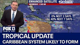 Tropical system likely to form in Caribbean this week