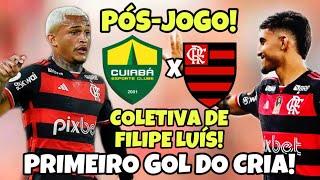 PÓS-JOGO! CUIABÁ 1 X 2 FLAMENGO! FILIPE JÁ LANÇOU + UM CRIA! ANÁLISE E COLETIVA! REACT GALO X FOGO!