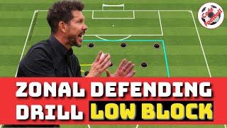 Zonal defense exercise! (low defensive block)