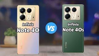 Infinix Note 40 vs Infinix Note 40s