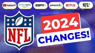 Big Streaming Changes for the 2024 NFL Season!