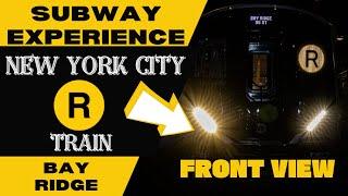 New York City Subway R Train (to Bay Ridge) Front View