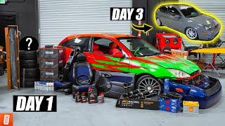 Rebuilding An Abandoned 2003 Ford Focus SVT "SEMA Show Car" in 3 Days! [BUDGET TRANSFORMATION]