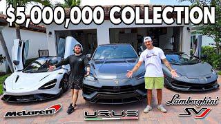 DRIVING ALL of My Friends $5 MILLION Dollar Car Collection!!