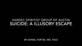 Suicide: A illusory escape - A Spiritist view
