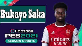 Bukayo Saka PES 2021 Efootball