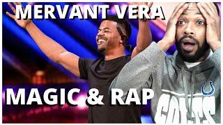 Mervant Vera Combines Rap and Mind-Blowing Magic for an Amazing Audition | AGT 2022 Reaction