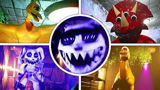 Playtown 2  All Jumpscares + All Bosses