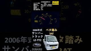スバル　サンバートラック　3AT加速　軽みやち