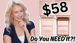 NEW Patrick Ta Major Skin Hydra Luxe Foundation Review + Wear Test | Do You Need It?