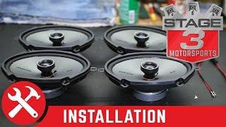 2005-2014 Mustang Kicker KS 6x8 Speaker Upgrade Kit Install