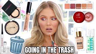 FULL FACE OF MAKEUP I'M THROWING OUT | KELLY STRACK