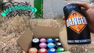 RESAKS - Testing NEW HIGH PRESSURE SPRAY of Aka Colors  [ GRAFFITI Tool ]