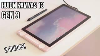 HUION KAMVAS 13 (Gen 3) Review en español (la chiquita rosa)