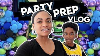 BIRTHDAY PARTY PREP + VLOG | THE A PLUS FAMILY