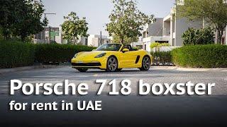 Porsche 718 Boxster for rent in Dubai