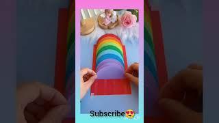 DIY Rainbow lantern   #shorts #youtubeshorts #diy #crafts