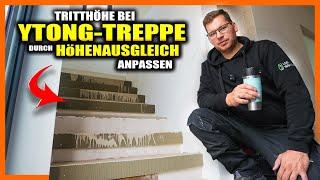 YTONG-TREPPE HÖHENAUSGLEICH - Einschalen & Ausgleich der Stufen! | Home Build Solution