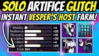 SOLO ARTIFICE Armor Farm GLITCH! After Patch FLAWLESS Vesper's Host MASTER Dungeon Cheese! Destiny 2