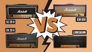 Comparison Marshall Studio -  20W vs. Original 100W - Sound Demo (no talking)