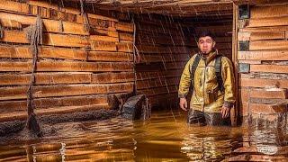 My underground home. Severe weather and spontaneous conditions. Best video about my dugout.