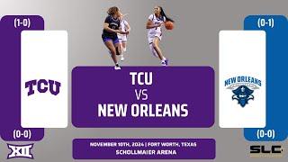 TCU vs New Orleans | NCAA Women's Basketball | 11.10.24