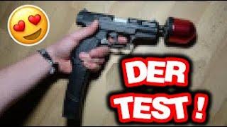 DER TEST meiner ersten SCHRECKSCHUSSWAFFE ! 