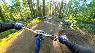 Classic fast Fun DH lap on Vancouver's North Shore