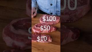 Would you pay $10, $50, or $100 for a steak?