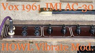 VOX 1961 JMI AC-30 Fawn Vibrate/Tremolo Modify by HOWL GUITARS