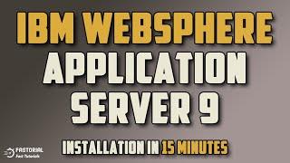 IBM Websphere Application Server 9 Installation | 15 Minutes