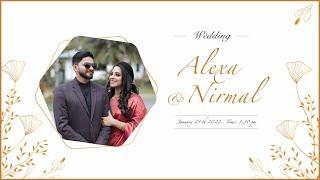 ALEXA & NIRMAL | WEDDING | 29.01.2022 | iLIGHT WEDDING