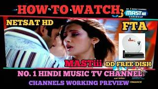 DD FREE DISH Mastiii Music Channel 93E EP 71 GSAT NETSAT HD