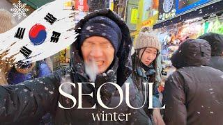 Ep1 เที่ยวโซลเอง Winter อัพเดท 2024 เจอหิมะตกลบ-11C เทคนิคผ่าน ตม | โซล winter travel vlog