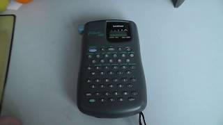 How to use Brother P-touch PT-200 label printer