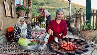 Best Recipe for Cooking Cutlets & Rice | Cooking in a Northern Iranian Village