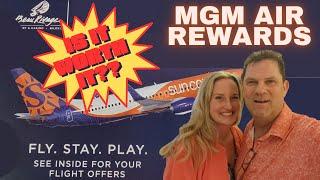 MGM Air Rewards charter flight junkets.  Is it worth it?