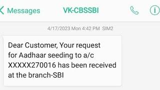 npci link in sbi || aadhar seeding || dbt link || how to link npci |||