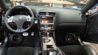 Custom Fiberglass Kick Panels - Lexus ISF 7,000 Watt Sound System Install Video 8