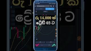 රු 14,000 ඊයෙ ප්‍රොෆිට් එක ට්‍රේඩ් 3 ට | expert option trading sinhala