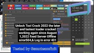 Unlock Tool Crack 2022|Autoloader Server Offline Error 502|Log in Error 401|No such host is known