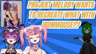 VTuber Clips | VTuber Projekt Melody wants to do this with Ironmouse!