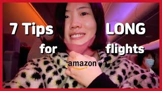 Long Flight Tips and Tricks 2023 l How to Survive long haul flights in Economy l Best Travel Pillows