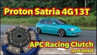 APC Racing Clutch in my Proton Satria 4g13 turbo | 0 to 180 km/h