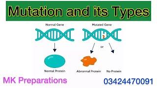 Mutation & Its Types | Chromosomal Aberrations | Causes and Facts | Genetics | MK Preparations