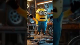 Funny Minion Motorcycle Repair #funny #funnyvideo #trending #minions